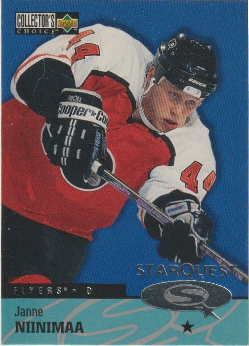 NHL 1997/98 Collector's Choice Star Quest - No SQ26 - Janne Niinimaa