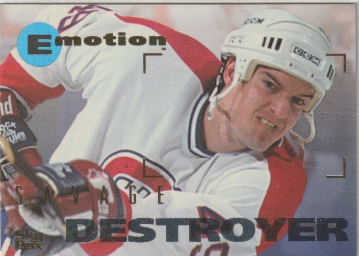 NHL 1995 / 96 Emotion - No 92 - Brian Savage