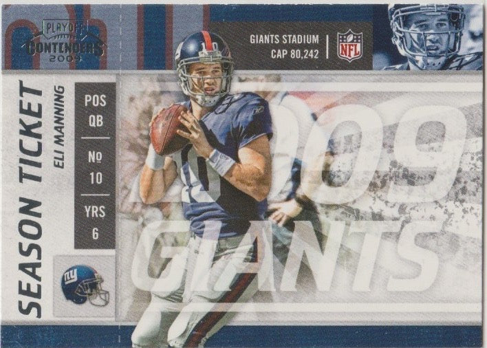 NFL 2009 Playoff Contenders - No 65 - Eli Manning