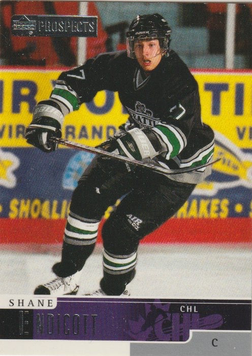 NHL 1999-00 UD Prospects - No 40 - Shane Endicott