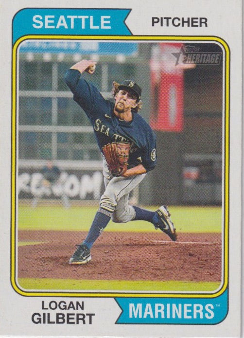 MLB 2023 Topps Heritage - No 247 - Logan Gilbert