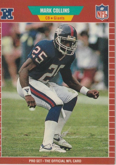 NFL 1989 ProSet - No 283 - Mark Collins