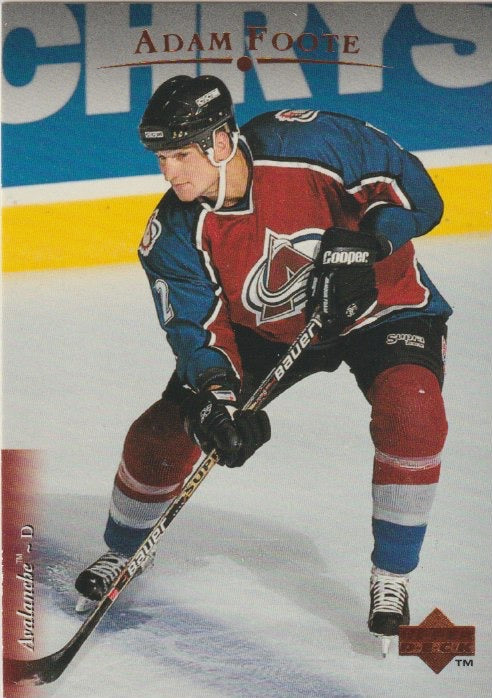 NHL 1995 / 96 Upper Deck - No 204 - Adam Foote