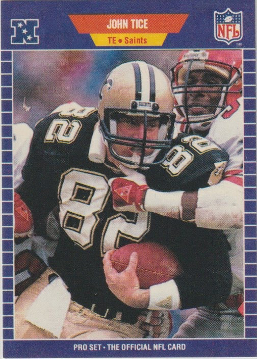 NFL 1989 ProSet - No 277 - John Tice