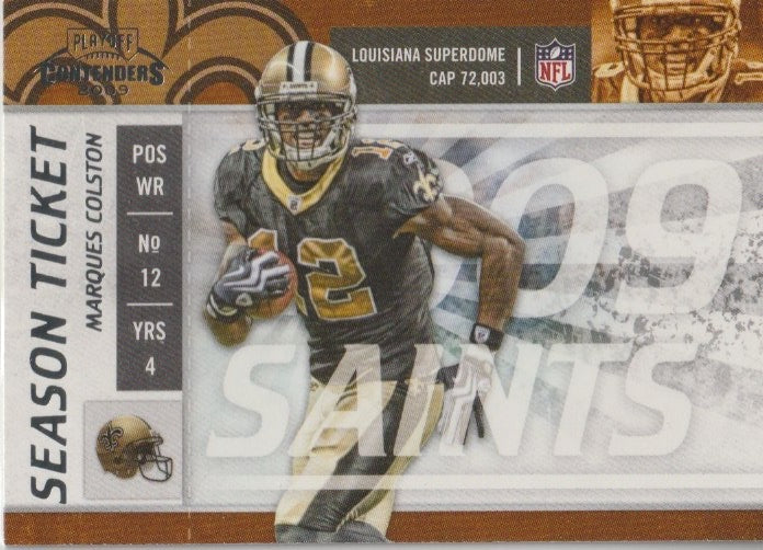 NFL 2009 Playoff Contenders - No 62 - Marques Colston