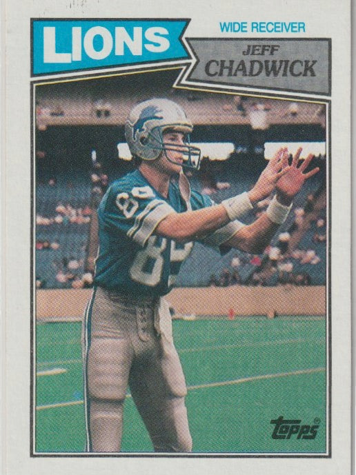 NFL 1987 Topps - No 321 - Jeff Chadwick