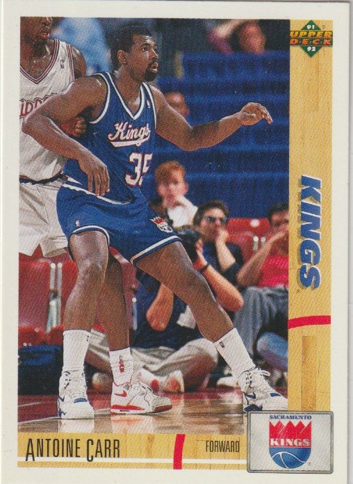 NBA 1991-92 Upper Deck - No 313 - Antoine Carr