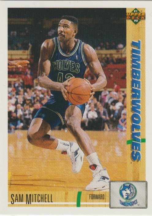NBA 1991-92 Upper Deck - No 309 - Sam Mitchell