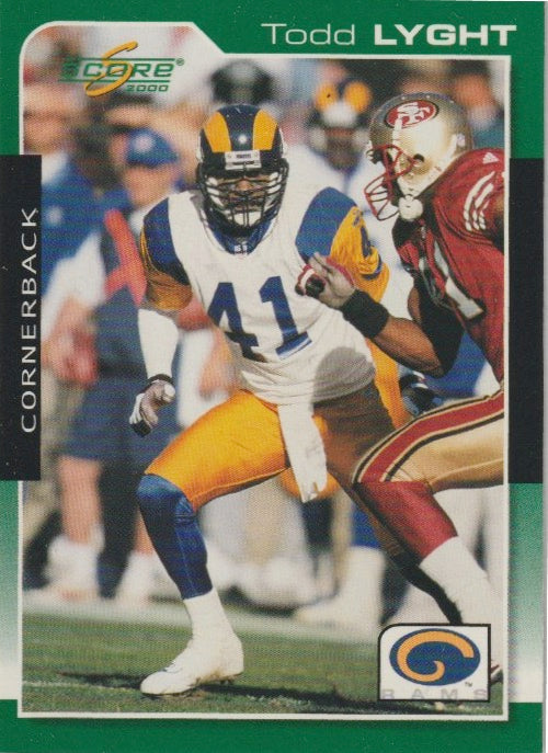 NFL 2000 Score - No 191 - Todd Lyght