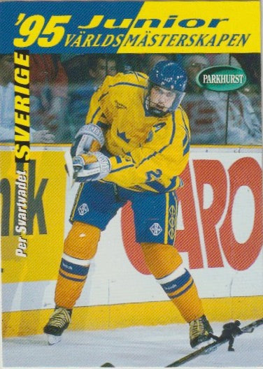 NHL 1994 / 95 Parkhurst SE - No SE235 - Per Svartvadet