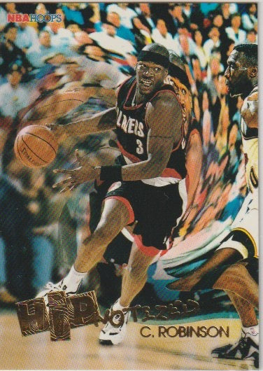 NBA 1996-97 Hoops HIPnotized - No H16 - Clifford Robinson