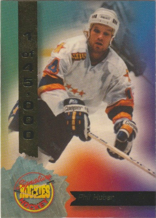 NHL 1995 Signature Rookies - No 38 - Phil Huber
