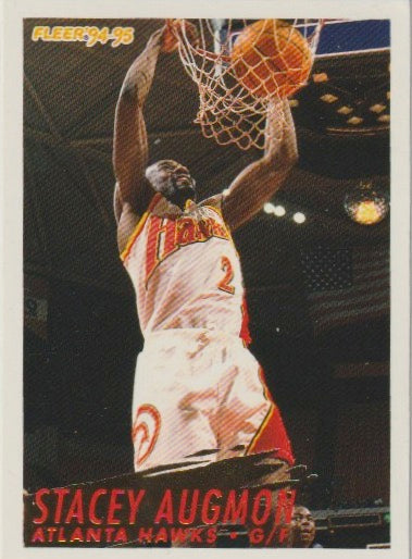 NBA 1994-95 Fleer European - No 1 - Stacey Augmon