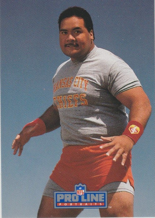 NFL 1991 Pro Line Portraits - No 219 - Dan Saleaumua