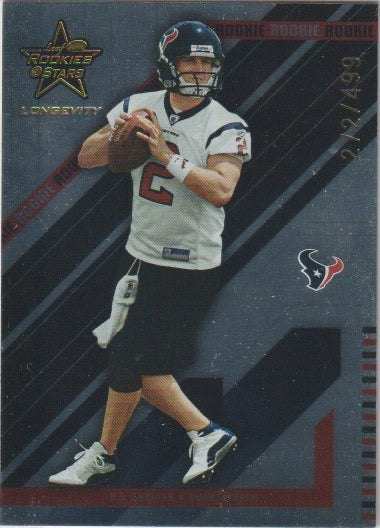 NFL 2004 Leaf Rookies and Stars Longevity - No 205 - B.J. Simons