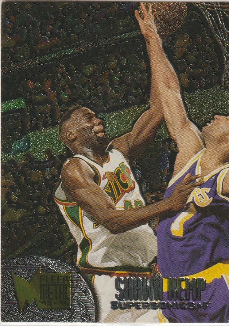 NBA 1995-96 Metal - No 192 - Shawn Kemp