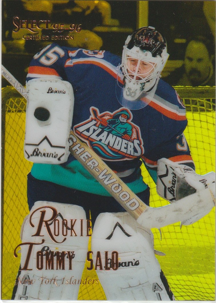 NHL 1995 / 96 Select Certified Mirror Gold - No 112 - Tommy Salo