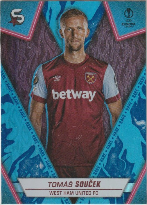 Fussball 2023-24 Topps Superstars Rare Parallel - No 157 - Tomas Soucek
