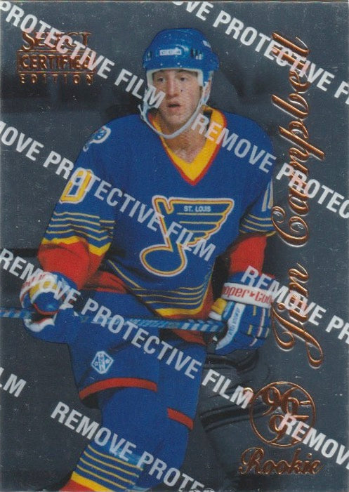 NHL 1996 / 97 Select Certified - No 106 - Jim Campbell
