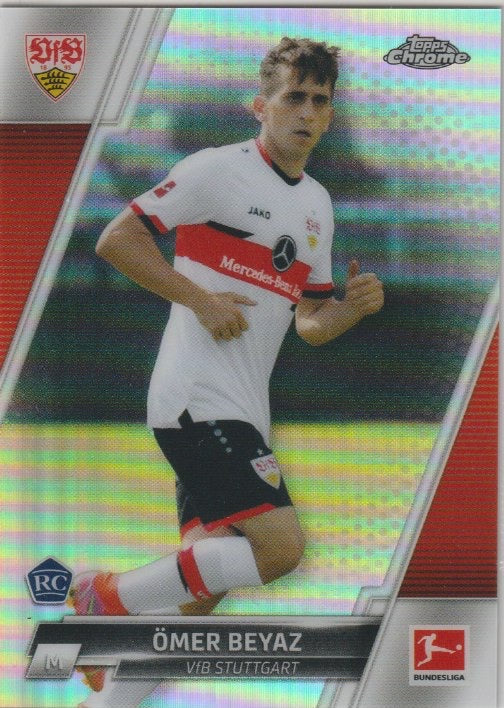 Soccer 2021-22 Topps Chrome Bundesliga Refractors - No. 90 - Ömer Beyaz