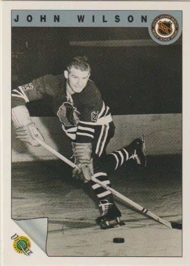 NHL 1991-92 Ultimate Original Six - No. 65 - John Wilson