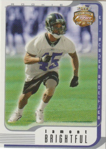 NFL 2002 Focus Jersey Edition - No 145 - Lamont Brightful