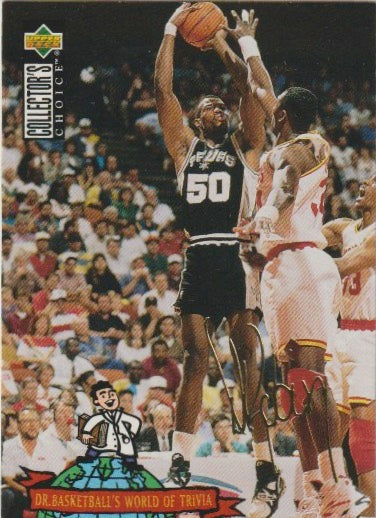 NBA 1994-95 Collector's Choice International German Gold Signature - No 403 - David Robinson