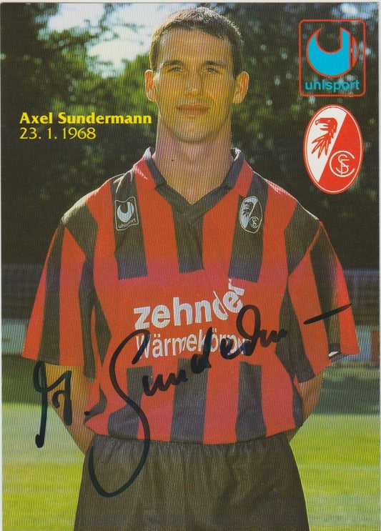 Fussball - Autogramm - Axel Sundermann