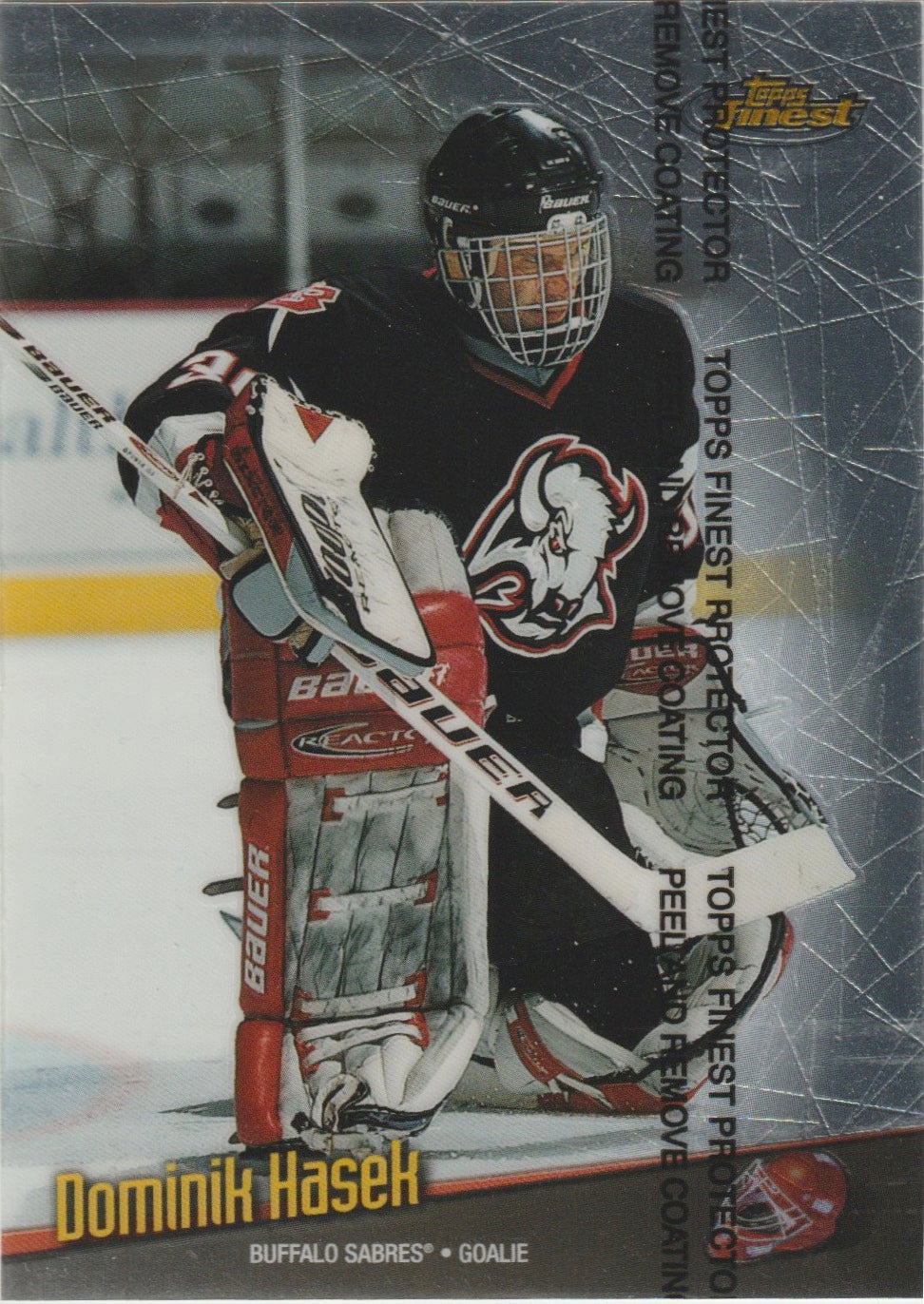NHL 1998-99 Finest Oversize - No 2 of 7 - Dominik Hasek