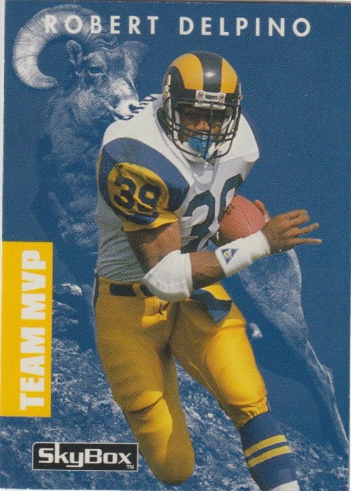 NFL 1992 SkyBox Prime Time - No 068 - Robert Delpino