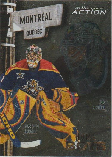 NHL 2003-04 ITG Action Homeboys - No HB-13 - Jean-Sebastien Giguère / Roberto Luongo