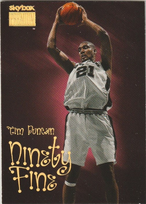 NBA 1998 / 99 SkyBox Premium - No 206 - Tim Duncan