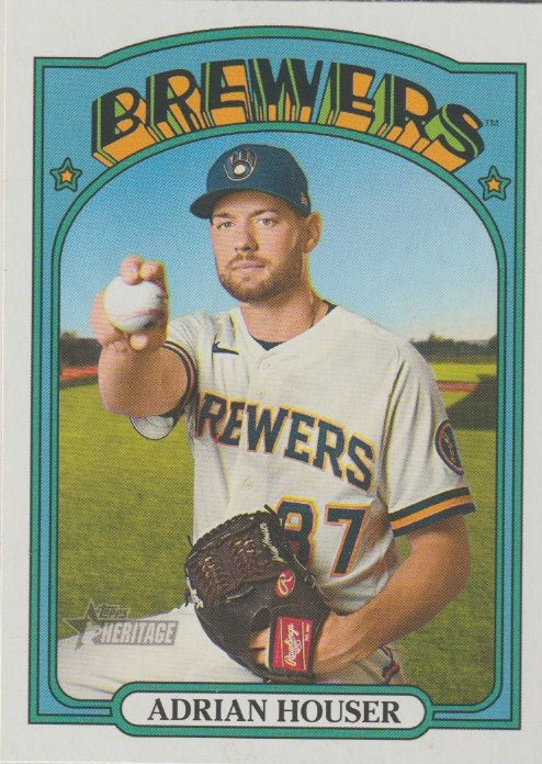 MLB 2021 Topps Heritage - No 583 - Adrian Houser