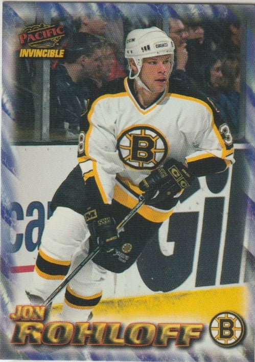 NHL 1997-98 Pacific Invincible NHL Regime - No 16 - Jon Rohloff