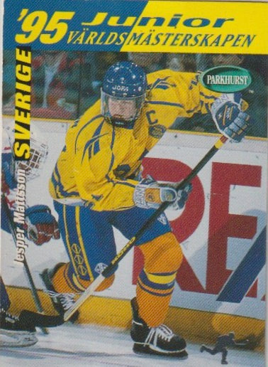 NHL 1994 / 95 Parkhurst SE - No SE244 - Jesper Mattsson