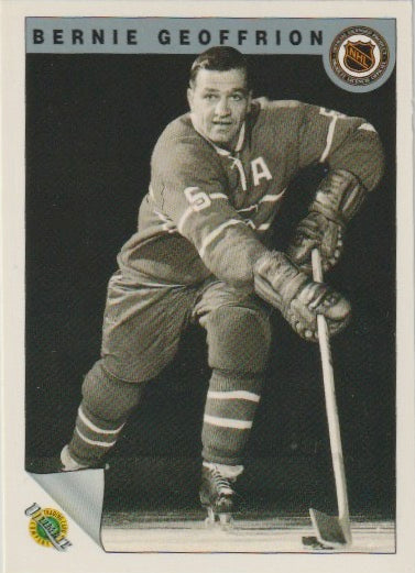 NHL 1991-92 Ultimate Original Six - No 10 - Bernie Geoffrion