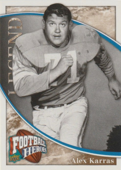 NFL 2009 Upper Deck Heroes - No 280 - Alex Karras
