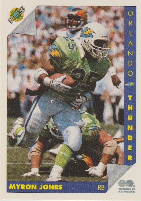 NFL 1992 Ultimate WLAF - No 119 - Myron Jones