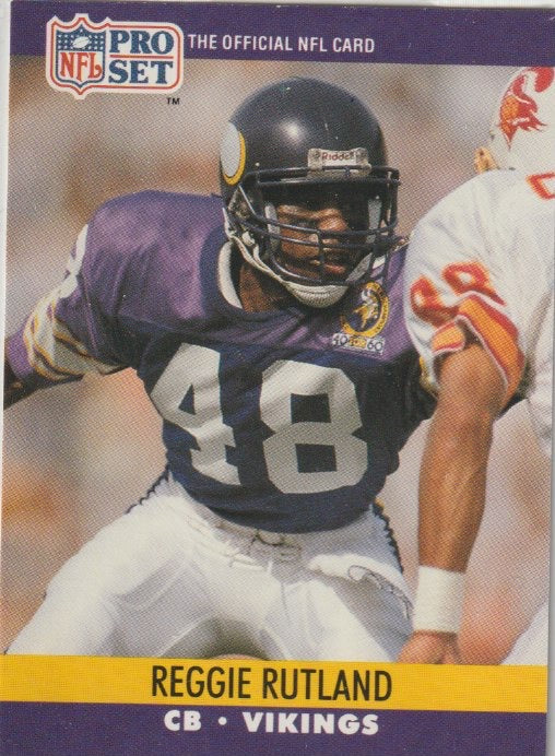NFL 1990 ProSet - No 573 - Reggie Rutland