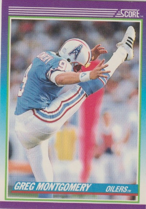 NFL 1990 Score - No 189 - Greg Montgomery