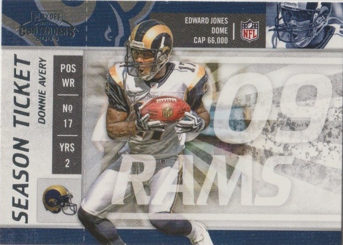 NFL 2009 Playoff Contenders - No 89 - Donnie Avery