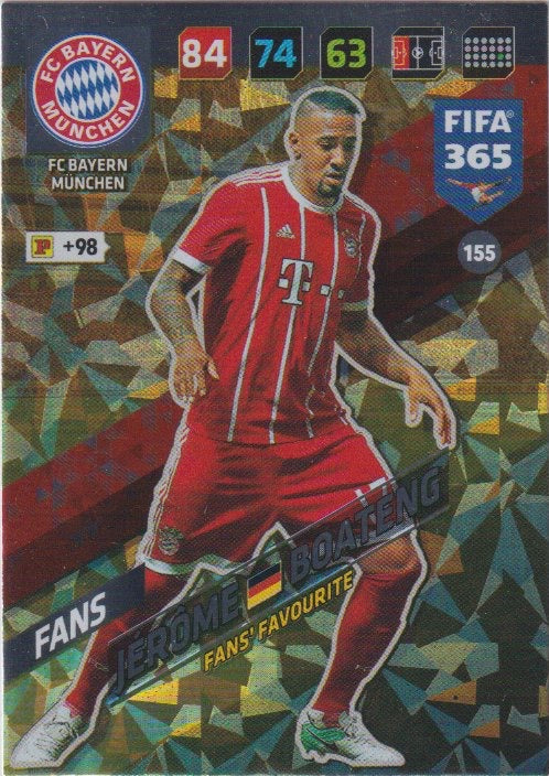 Fussball 2018 Panini FIFA 365 Adrenalyn XL - No 155 - Jerome Boateng