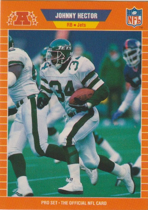 NFL 1989 ProSet - No 298 - Johnny Hector
