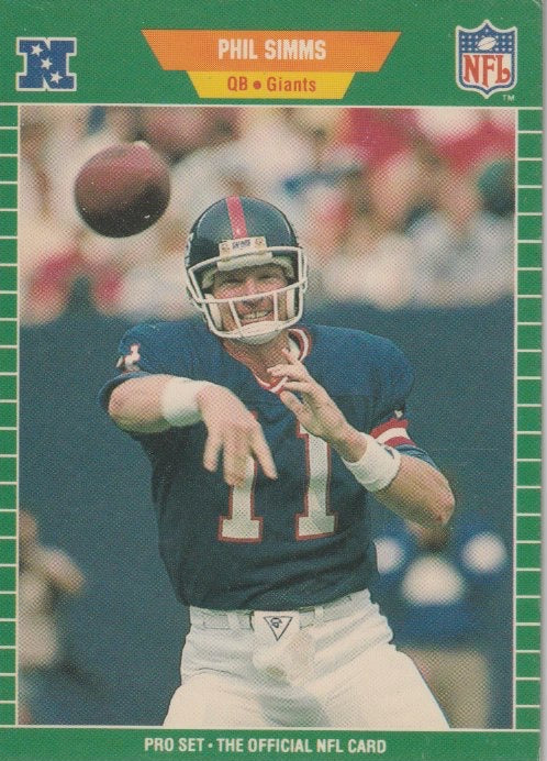 NFL 1989 ProSet - No 291 - Phil Simms