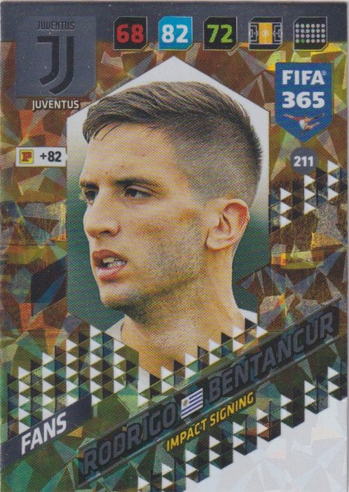 Fussball 2018 Panini FIFA 365 Adrenalyn XL - No 211 - Rodrigo Bentancur