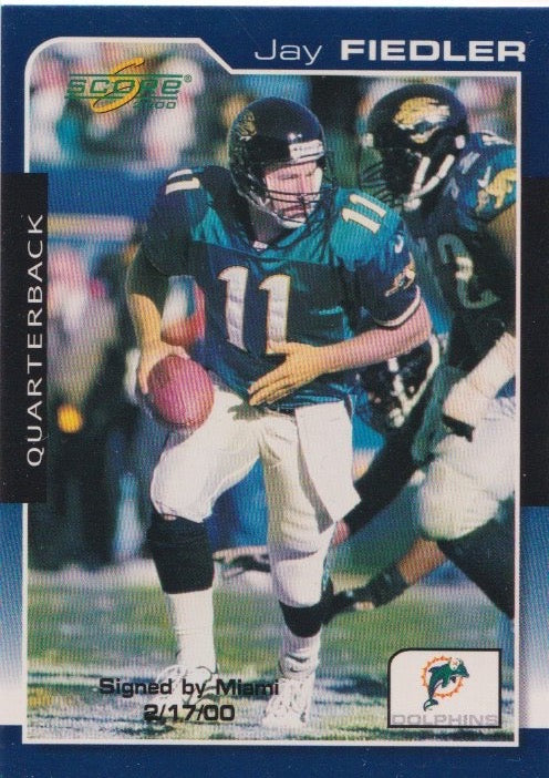 NFL 2000 Score - No 105 - Jay Fiedler