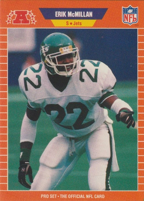 NFL 1989 ProSet - No 303 - Erik McMillan