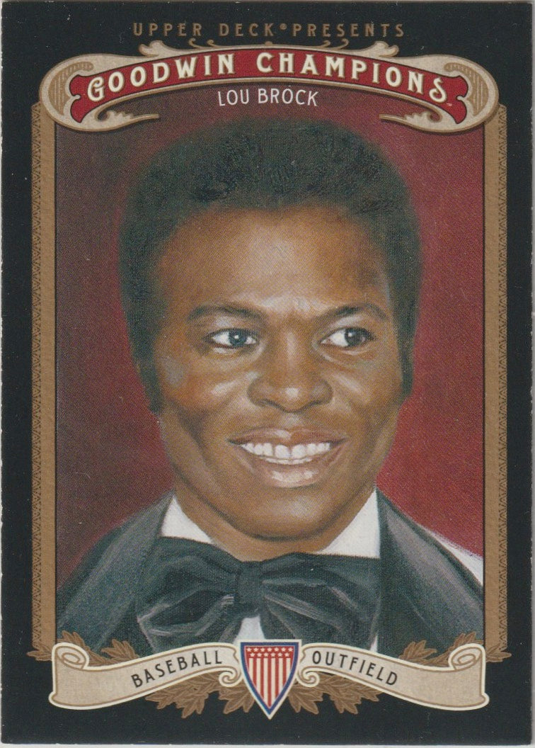 MLB 2012 Upper Deck Goodwin Champions - No 53 - Lou Brock