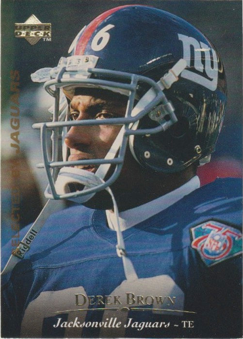 NFL 1995 Upper Deck - No 289 - Derek Brown
