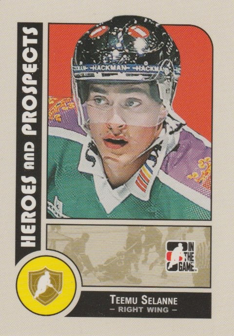 NHL 2008-09 ITG Heroes and Prospects - No 6 - Teemu Selanne